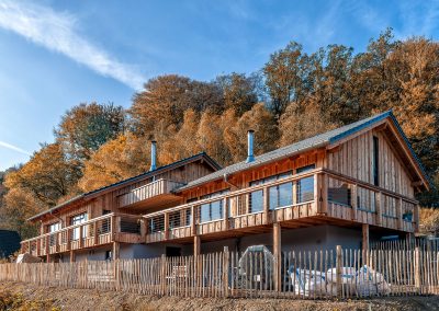 Holzhaus am Hang bauen