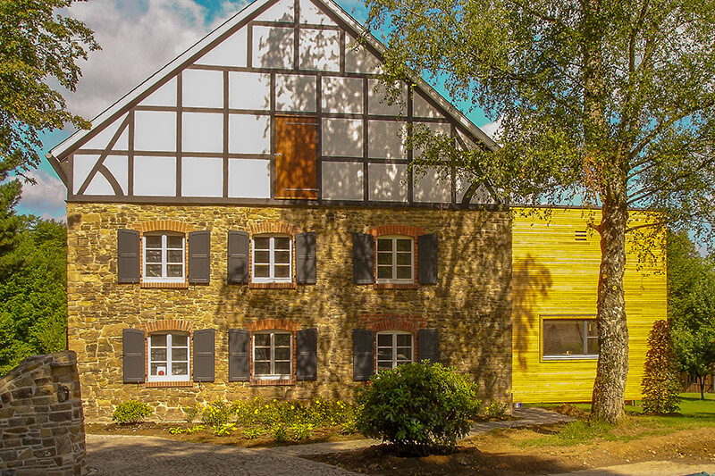saniertes Fachwerkhaus
